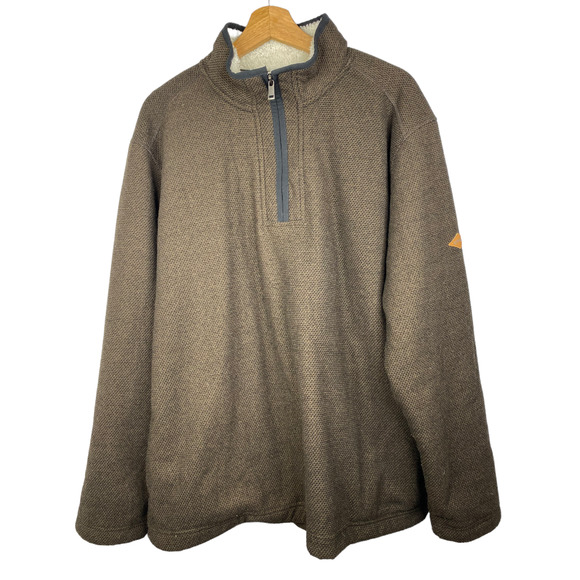 Orvis Sweaters Orvis Mens Fleece Lined Quarter Zip Pullover Sweater